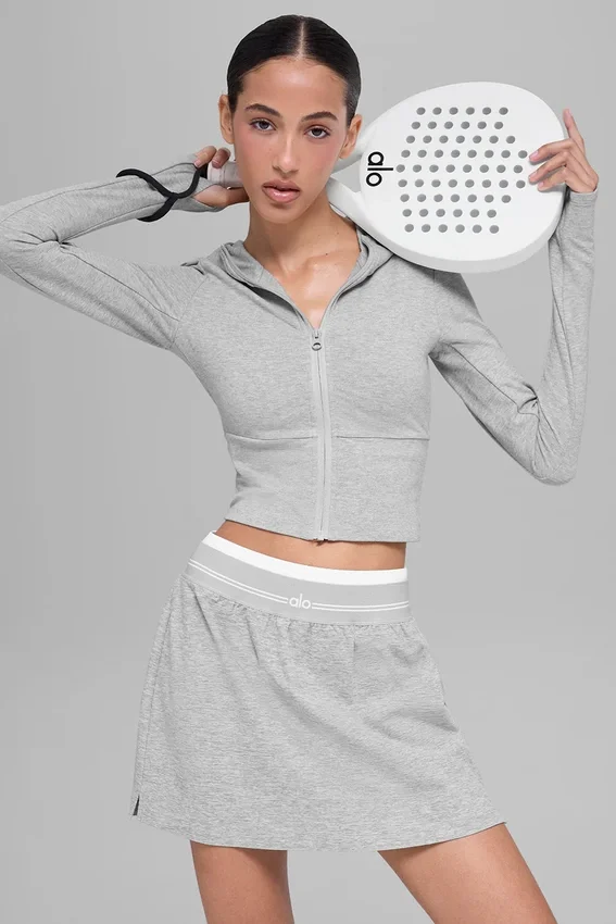 Sway Full-Zip-Hoodie – Athletic Heather Grey