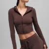 Sway Full-Zip-Hoodie – Brownstone