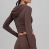 Sway Full-Zip-Hoodie – Brownstone