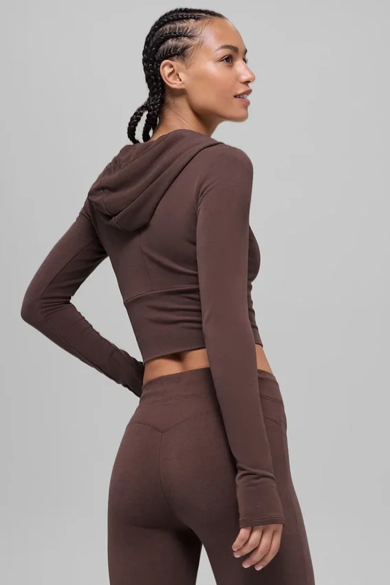 Sway Full-Zip-Hoodie – Brownstone