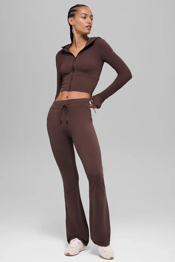 Sway Full-Zip-Hoodie – Brownstone
