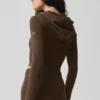 Sway Full-Zip-Hoodie – Espresso