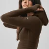 Sway Full-Zip-Hoodie – Espresso