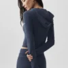 Sway Full-Zip-Hoodie – Marineblau