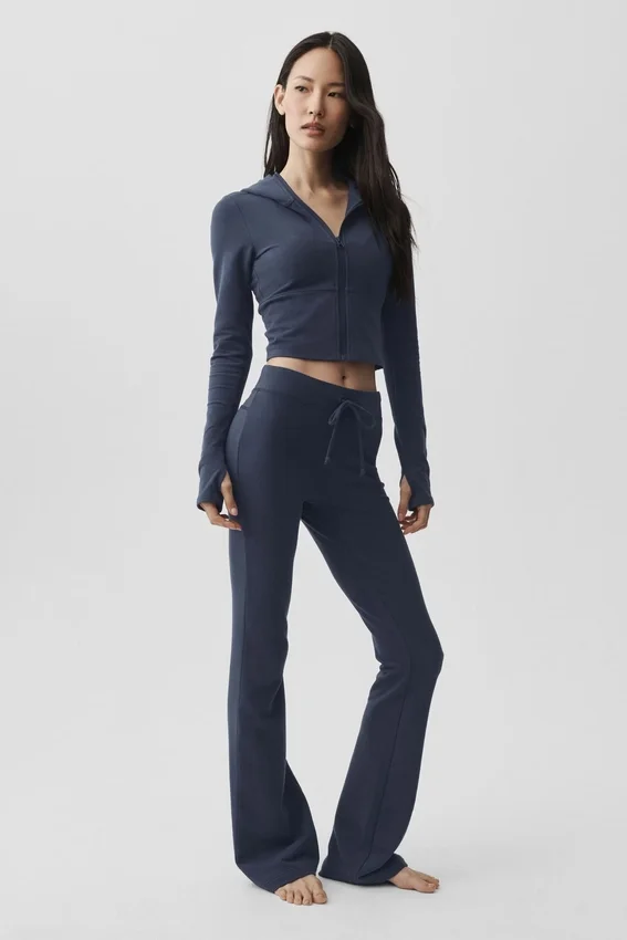 Sway Full-Zip-Hoodie – Marineblau