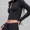 Sway Full-Zip-Hoodie – Schwarz