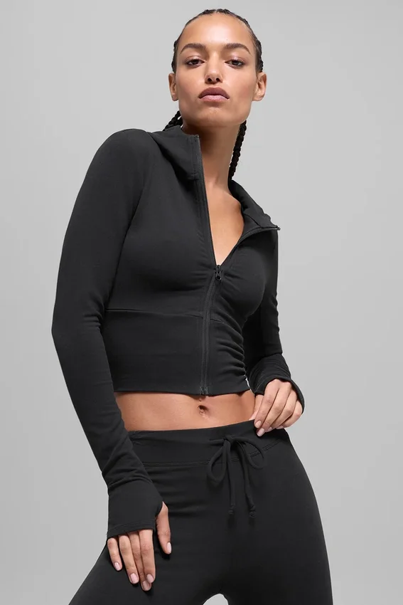 Sway Full-Zip-Hoodie – Schwarz