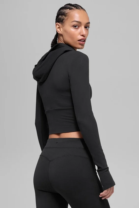 Sway Full-Zip-Hoodie – Schwarz