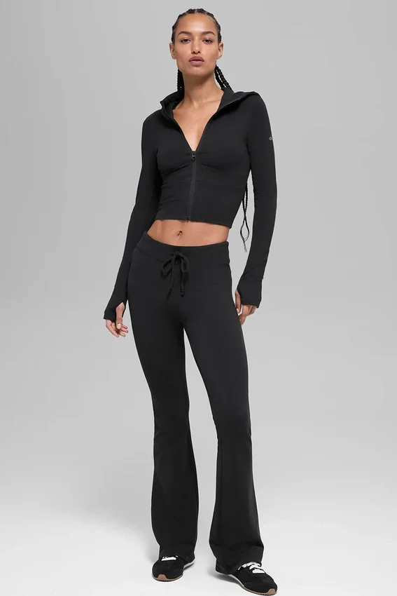 Sway Full-Zip-Hoodie – Schwarz