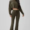 Sway Jogginghose mit ausgestelltem Bein – Olive Tree