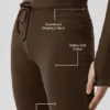 Sway Jogginghose mit Bootcut – Espresso