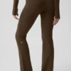 Sway Jogginghose mit Bootcut – Espresso