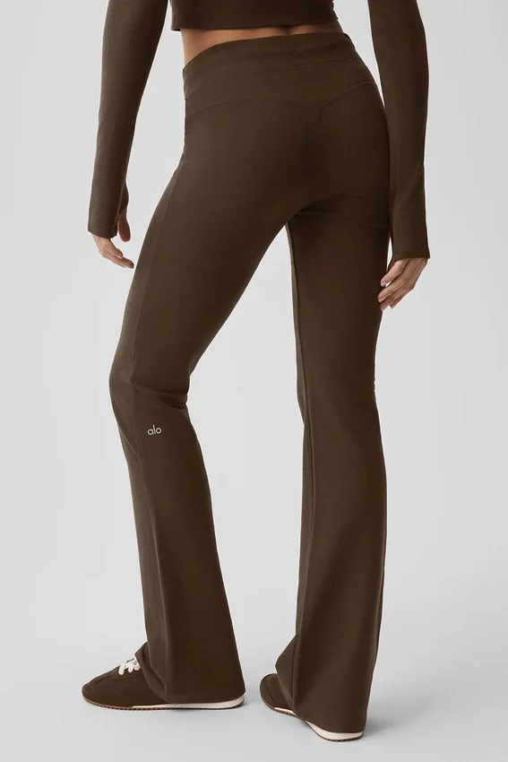 Sway Jogginghose mit Bootcut – Espresso
