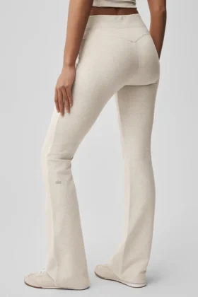 Sway-Jogginghose mit Bootcut – Oatmeal Heather