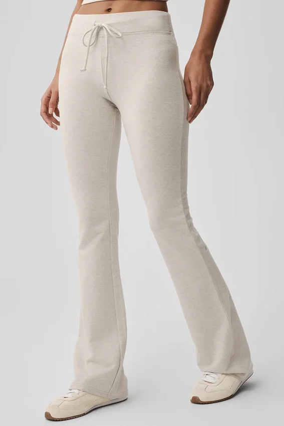 Sway-Jogginghose mit Bootcut – Oatmeal Heather