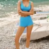 Sway My Way Micro-Shorts – Azurblau