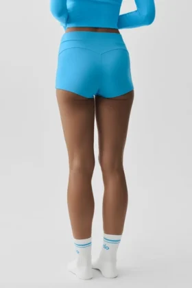 Sway My Way Micro-Shorts – Azurblau