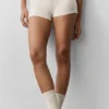 Sway My Way Micro-Shorts – Oatmeal Heather
