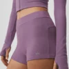 Sway My Way Micro-Shorts – Plum Kiss