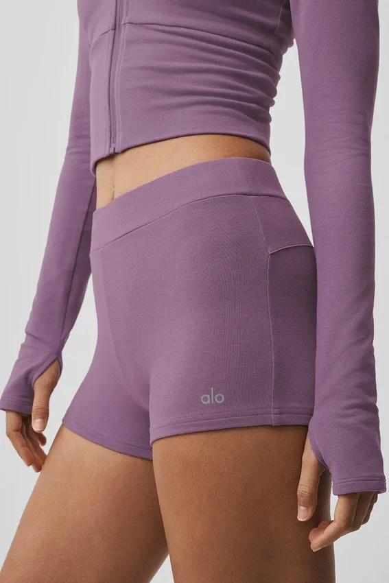 Sway My Way Micro-Shorts – Plum Kiss