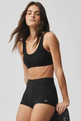 Sway My Way Micro-Shorts – Schwarz