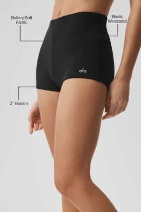 Sway My Way Micro-Shorts – Schwarz