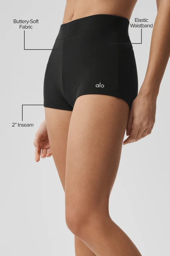 Sway My Way Micro-Shorts – Schwarz