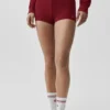 Sway My Way Micro-Shorts – Summer Romance Red