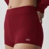 Sway My Way Micro-Shorts – Summer Romance Red