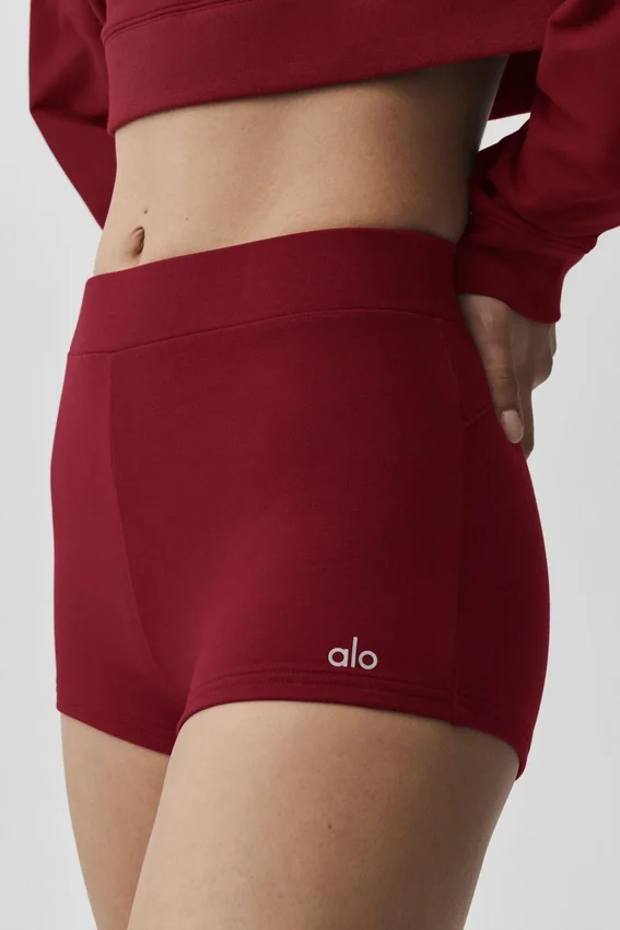 Sway My Way Micro-Shorts – Summer Romance Red