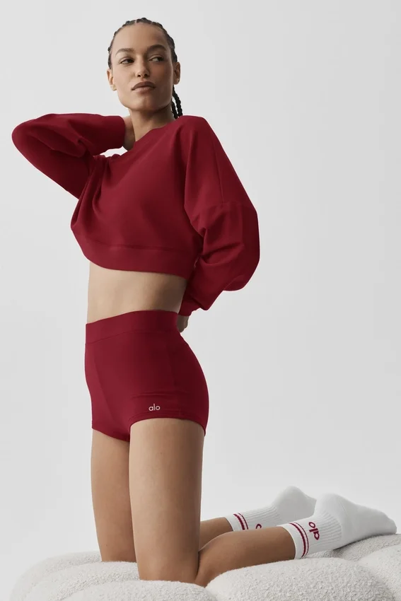Sway My Way Micro-Shorts – Summer Romance Red