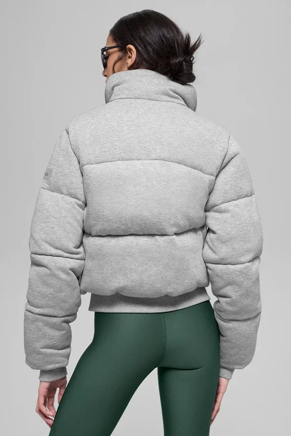 Sweatshirt-Puffer – Athletic Heather Grey