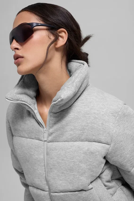 Sweatshirt-Puffer – Athletic Heather Grey
