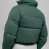 Sweatshirt-Puffer – Kleegrün