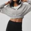Sweet Escape Hoodie mit Reißverschluss – Athletic Heather Grey