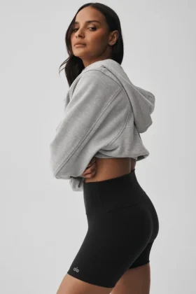 Sweet Escape Hoodie mit Reißverschluss – Athletic Heather Grey