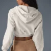 Sweet Escape Hoodie mit Reißverschluss – Elfenbein