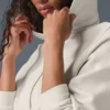 Sweet Escape Hoodie mit Reißverschluss – Elfenbein