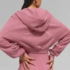 Sweet Escape Hoodie mit Reißverschluss – Pink Wild Rose
