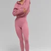 Sweet Escape Hoodie mit Reißverschluss – Pink Wild Rose