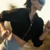 Sweet Escape Hoodie mit Reißverschluss – Schwarz