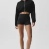 Sweet Escape Hoodie mit Reißverschluss – Schwarz