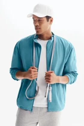 Takeaway Track Full Zip Jacket – Blue Breeze