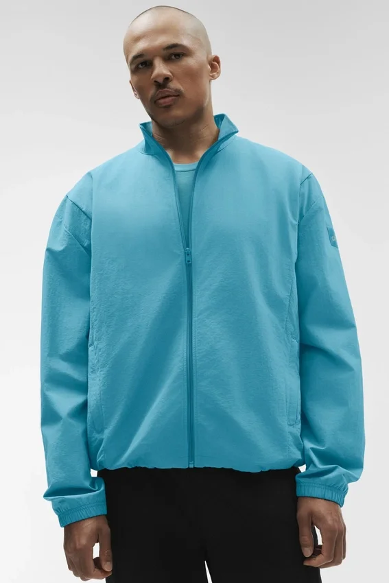 Takeaway Track Full Zip Jacket – Blue Breeze