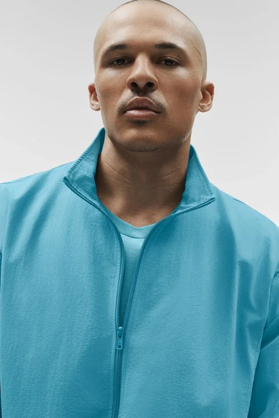 Takeaway Track Full Zip Jacket – Blue Breeze