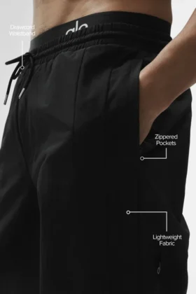 Takeaway Track Straight Leg Hose – Schwarz