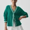 Tennis Club Pullover – Emerald Isle/Elfenbein