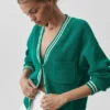 Tennis Club Pullover – Emerald Isle/Elfenbein