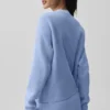 Tennis Club Pullover – Hellprovenceblau/Weiß
