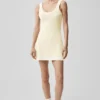 Tennis-Club-Pullover-Kleid – Oatmeal/Weiß